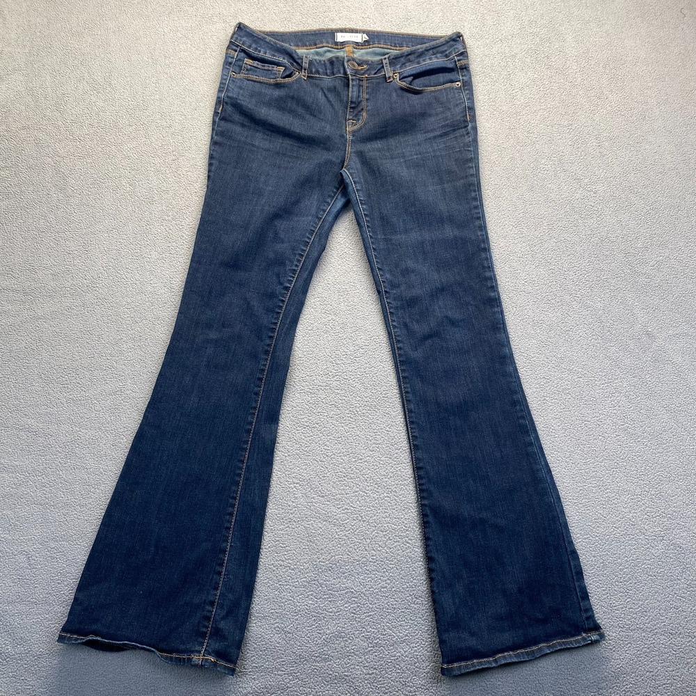 Bullhead Trading Co Dark Wash Slim Boot Cut Women's Blue Denim‎ Jeans,Size  13R